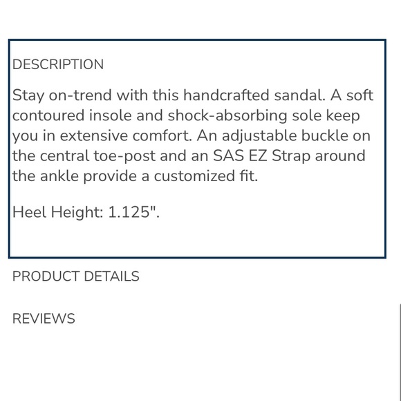 NEW SAS Marina T-Strap Sandals Shoes Womens 10.5 M Pearl White - Picture 10 of 11